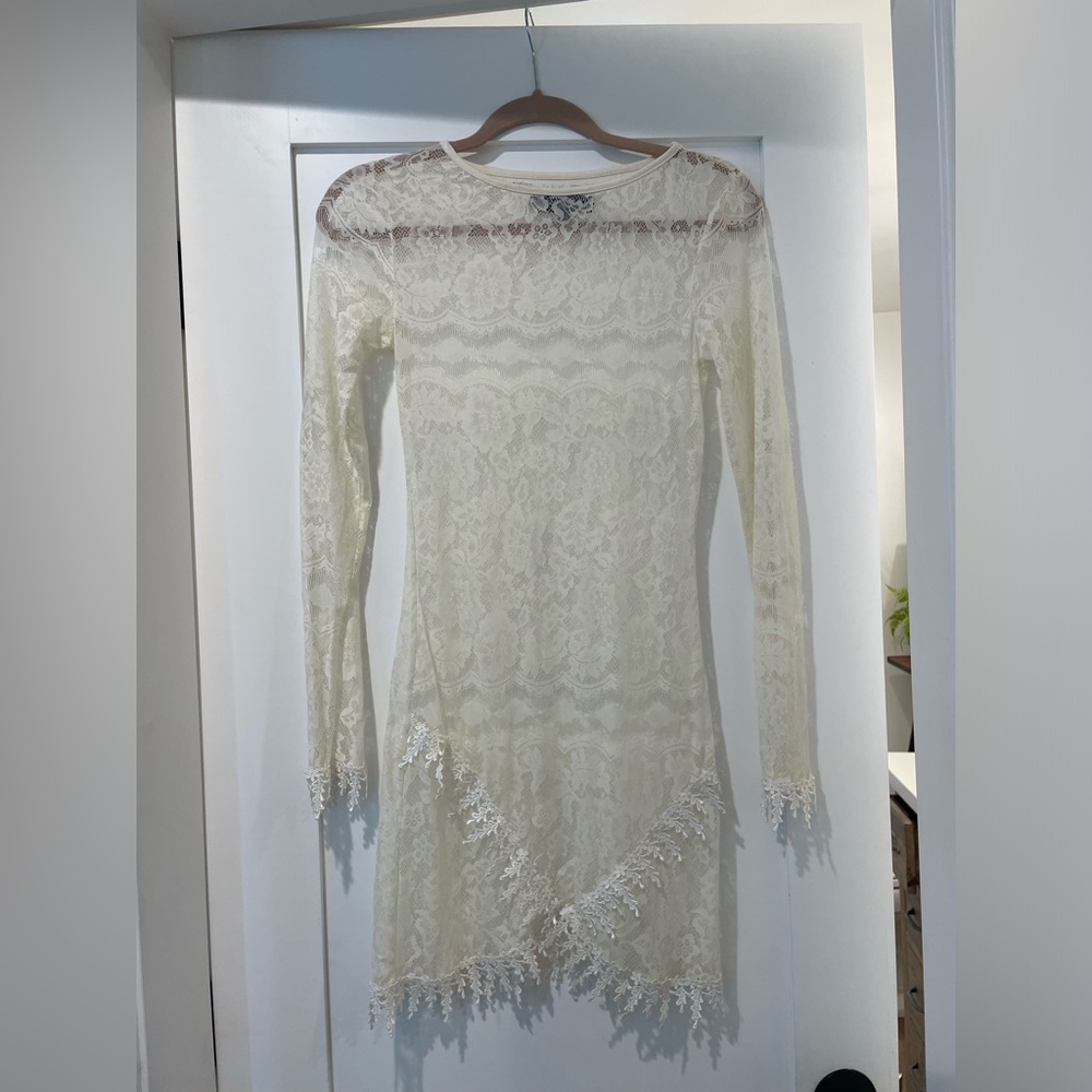 For Love & Lemons lace overlay dress